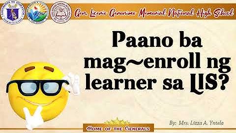 How to enroll in LIS