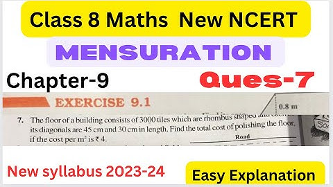 Ex-9.1 Q.7 - Class 8 Maths Chapter 9 Mensuration Ex 9.1 - Q.7 - NCERT/CBSE - New book