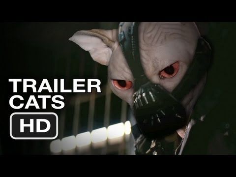 The Dark Knight Rises Official TRAILER CATS - Christian Bale, Batman (2012) HD