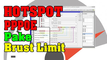 Cara Setting Burst Limit Untuk Hotspot dan PPPOE