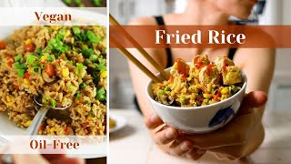 Vegan Fried Rice | How to Make it Easy Oil Free & Take Out Style | Whole Food Plant Based by Plants Not Plastic 2,114 views 3 years ago 5 minutes, 18 seconds