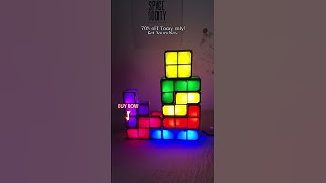 Addicted to my new tetris lamp! #fok #christmas #tetris #lamp