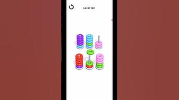 Hoop Stack Level 150 WalkThrough Solution Gameplay