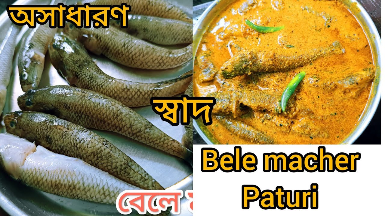 মুখে স্বাদ লেগে থাকার মতো বেলে মাছ রান্নার সহজ রেসিপি l Bele Mach Vuna ...