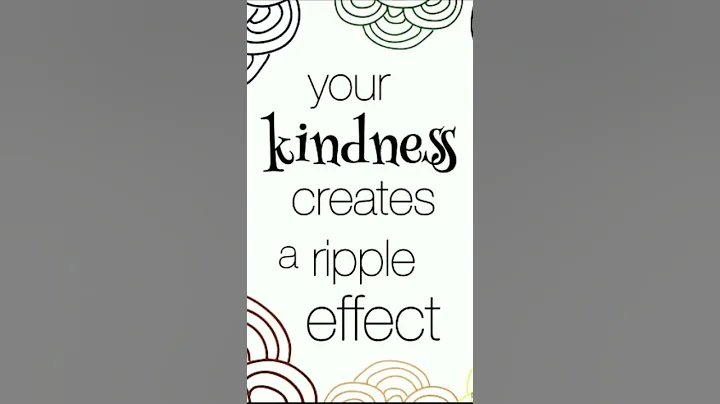 Your kindness creates a ripple effect 💞🥂🙌#shorts #youtubeshorts #viral