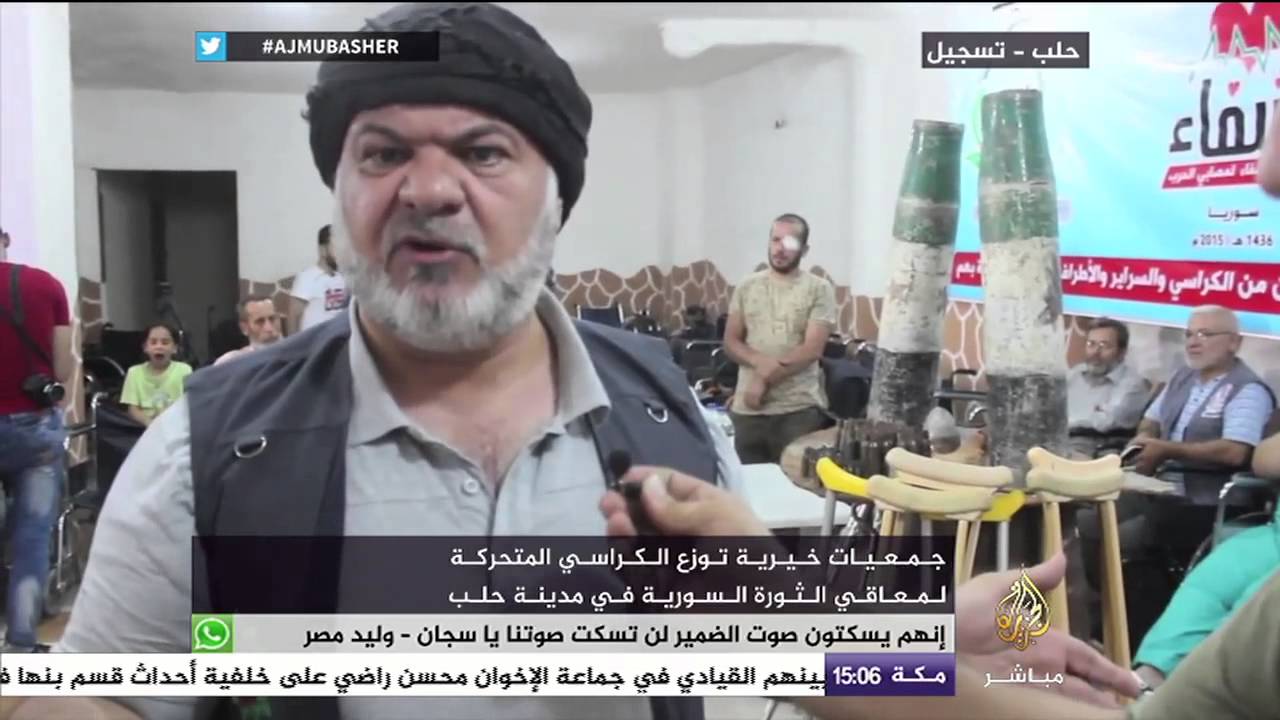 جولات سوريا.. جمعيات خيرية توزع الكراسي المتحركة لمعاقي الثورة السورية في مدينة حلب
