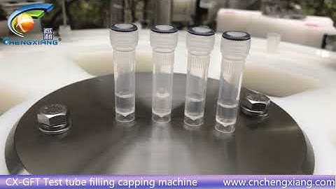 CX-GFT 3ml test tube filling machine,filling capping machine for 0.5-3ml test kit