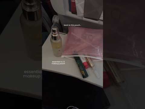 my travel routine (ft. essentials🤍)