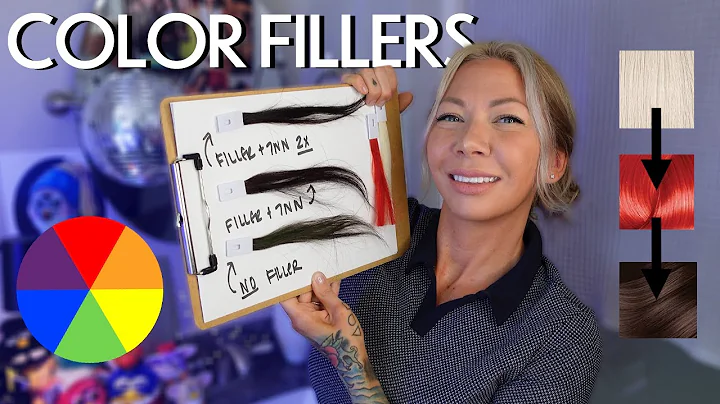 hair color fillers explained- going darker to avoid green hair