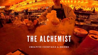 The Alchemist - Creative cocktails & drinks. Masters in the dark arts of molecular mixology