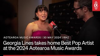 Backstage with Best Pop Artist Winner Georgia Lines | AMA2024