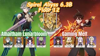 🌙 New Columbina &amp; Lauma Wheelchair Tech is NUTS! 💪🏼 | Spiral Abyss 6.3B | Genshin Impact