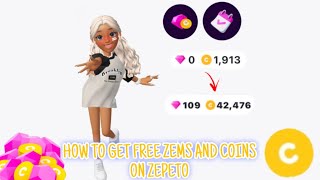 HOW TO EARN ZEMS AND COINS ON ZEPETO! (works on all devices) screenshot 1