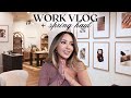 Come to work with me my office makeover  spring clothing haul vlog