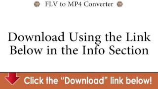 Free FLV to MP4 Converter & All Formats -- Free Download screenshot 5