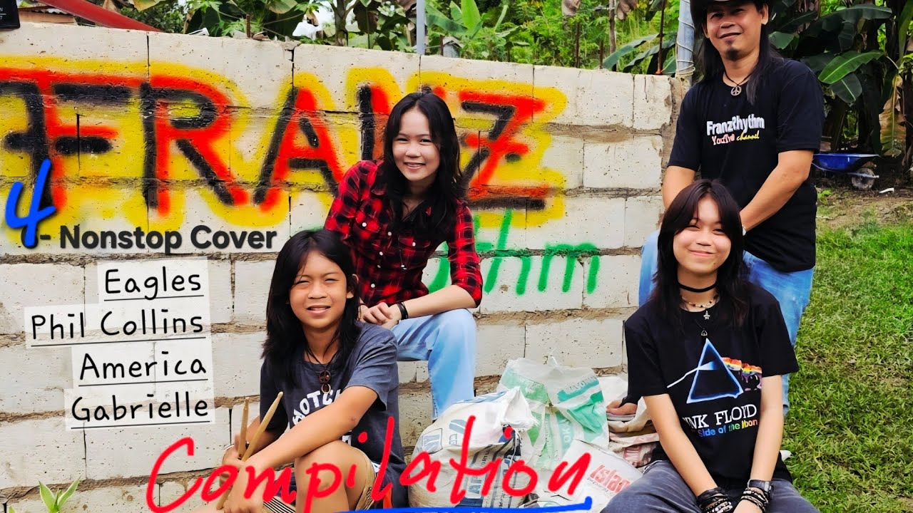 4_Non-stop song COMPILATION Cover by Father & Kids Band