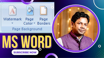 Water Mark ** Page Colors ** Page Borders