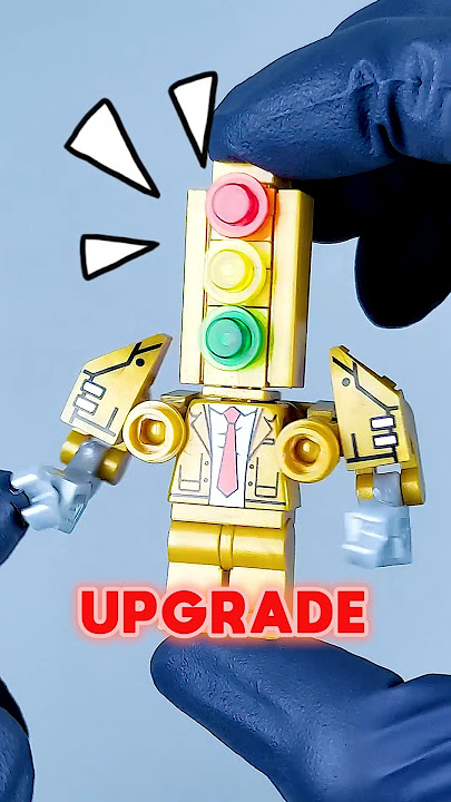 🚽 UPGRADED Traffic Light Man to Titan Review! SKIBIDI Toilet Building Block Tutorial