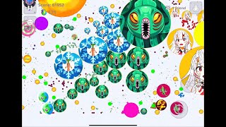 【Agar.io Mobile】ペアで超激アツ過密養分bot鯖で暴れてきた！with らすく