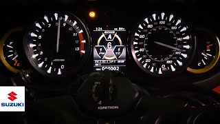 Hayabusa engine sound & instrument cluster  =All ver.= |  Suzuki