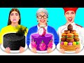 Me vs Grandma Cooking Challenge | Amazing Kitchen Recipes