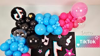 Decoración Con Globos TIKTOK/ decoration balloons tiktok