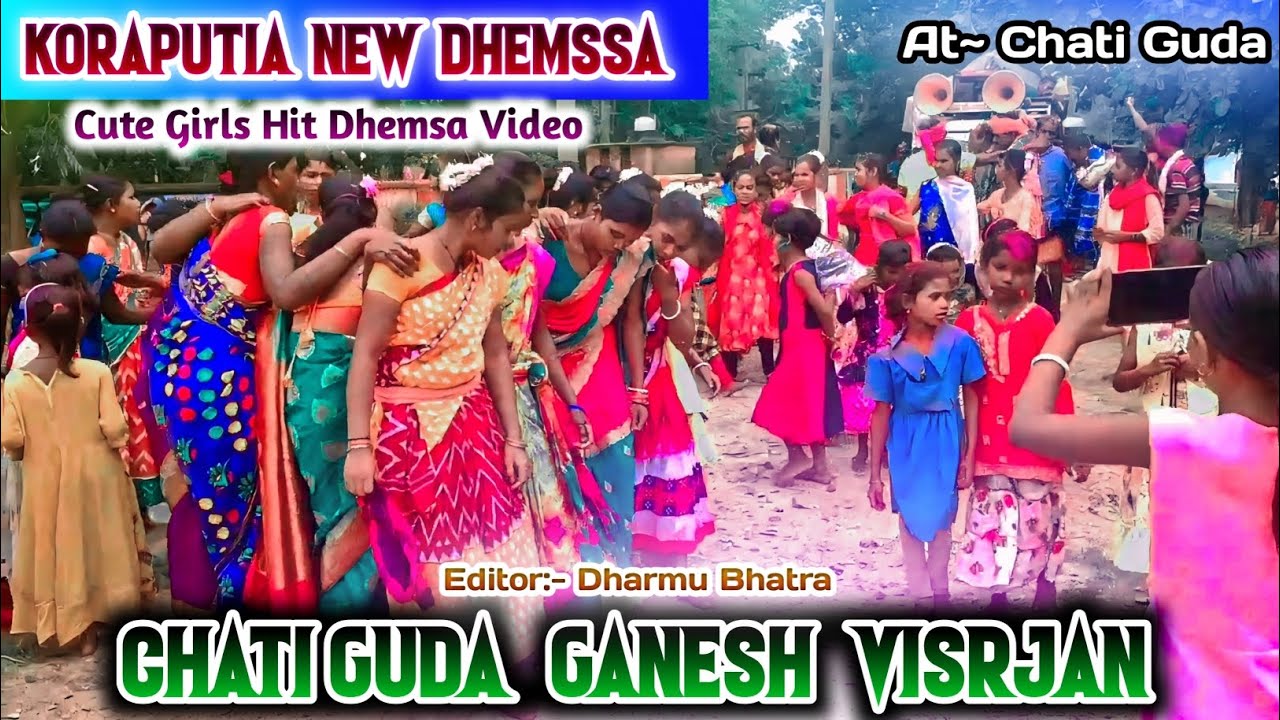 CHATIGUDA GANESH VISRJAN 2025 || KORAPUTIA NEW DHEMSSA