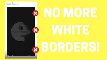 Post Any Photo To Snapchat with No WHITE BORDERS in 80 Seconds! (Snapchat Trick/Hack)