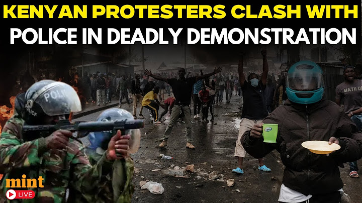 Kenya Protest Live | Nairobi locked down as Kenya police clash with protesters | Saba Saba Protest