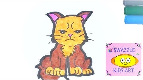 How to draw the grumpy cat | Drawing and coloring