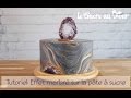 Tutoriel: Effet marbré sur la pâte à sucre