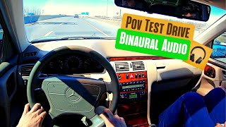 1999 Mercedes-Benz E-Class W210 E320 POV Drive (Binaural 3D Audio) ASMR