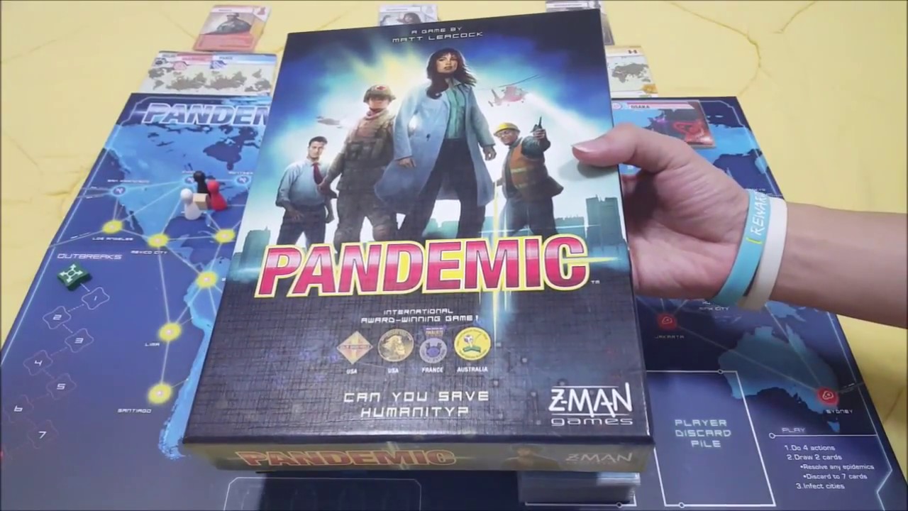 Board Game Playthrough EP013 - Pandemic (Playing Solo) - YouTube