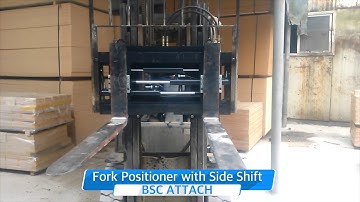 bsc attach Fork Positioner with Side Shift