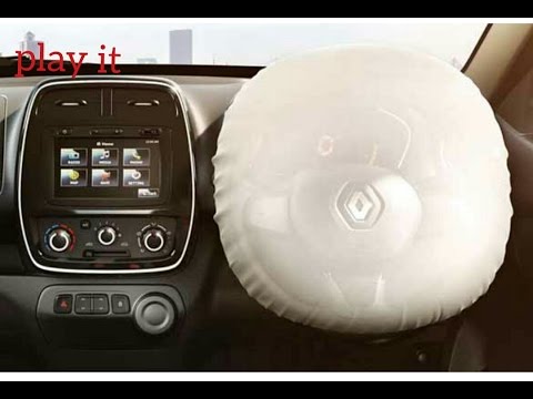 how airbag works demonstration renault kwid seat belts hindi urdu how airbag works in car