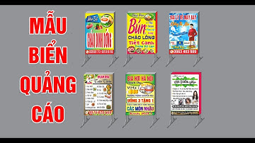 Mẫu Biển Quảng Cáo Rẻ - Đẹp