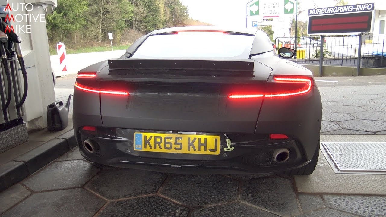2018 Aston Martin Db11 S Spied Testing At The Nurburgring Youtube