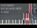 Ryuichi sakamoto   merry christmas mr lawrence c major  piano pop song tutorial  