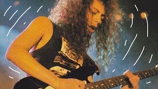 Kirk Hammett shredding his guitar for 4 minutes straight