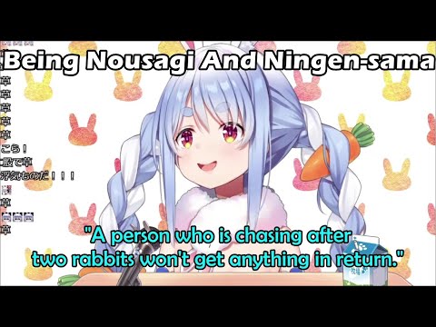 Usada Pekora - Person Who Is Chasing After Two Rabbits Won't Get Anything In Return【Hololive EngSub】