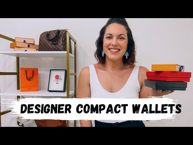 designer compact wallets