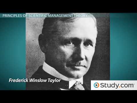 Quels Sont Les Principes De Gestion Scientifique De Frederick Taylor ?