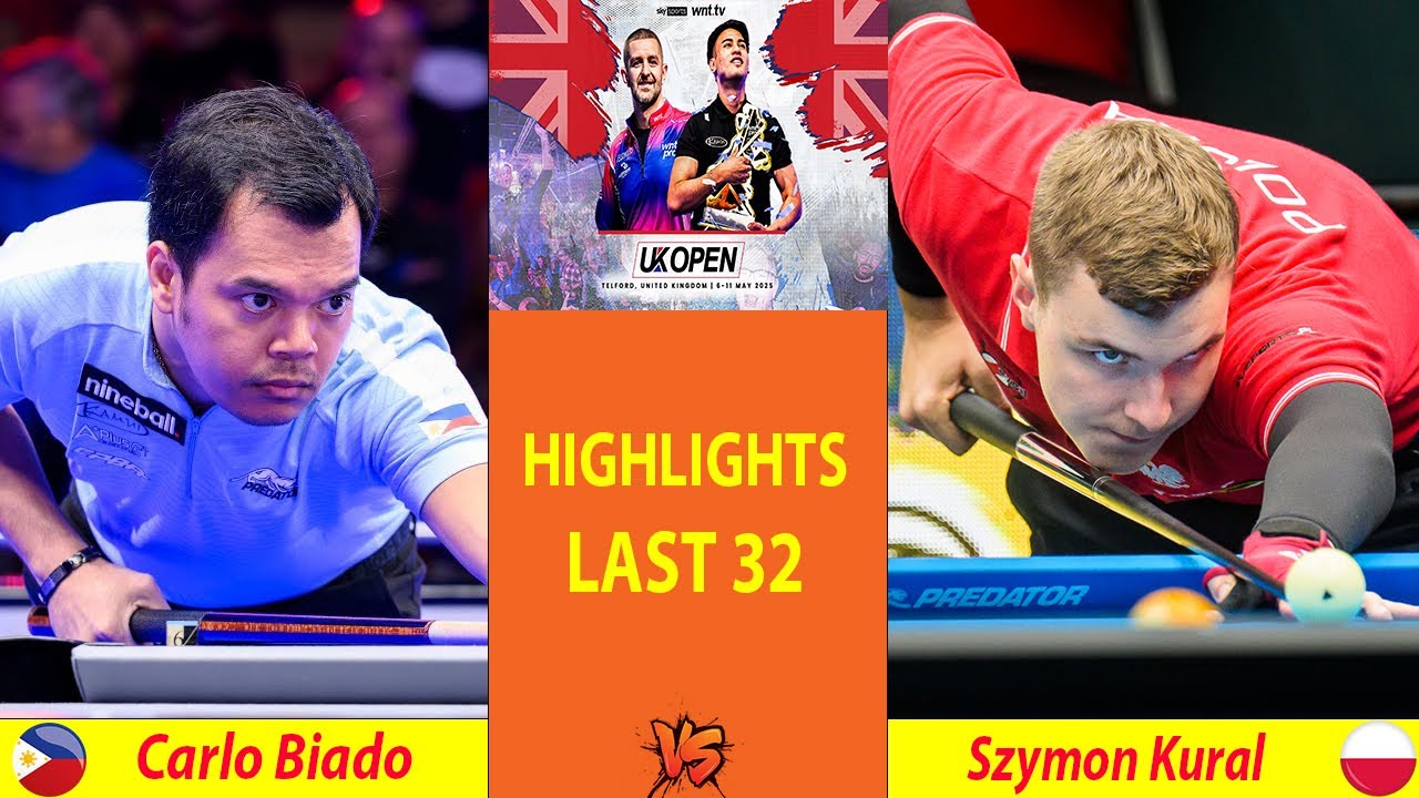 Image of video the HIGHLIGHTS LAST 32  | Carlo Biado vs Szymon Kural | 2025 UK OPEN POOL CHAMPIONSHIP 15