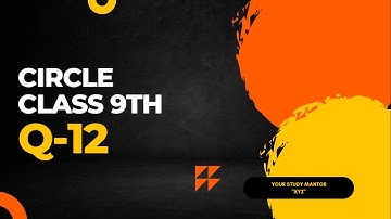 Class 9th Circle 9.3 question-12 Prove that a cyclic parallelogram is a rectangle.