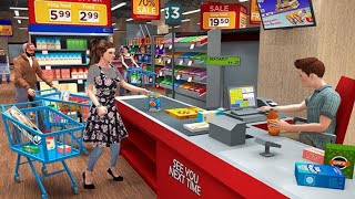 Shopping Mall Supermarket gameplay single to buy some food or groceries for your dream for Android screenshot 1