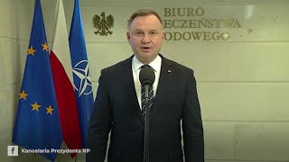 Prezydent Duda Przemówienie - Wojna Na Ukrainie