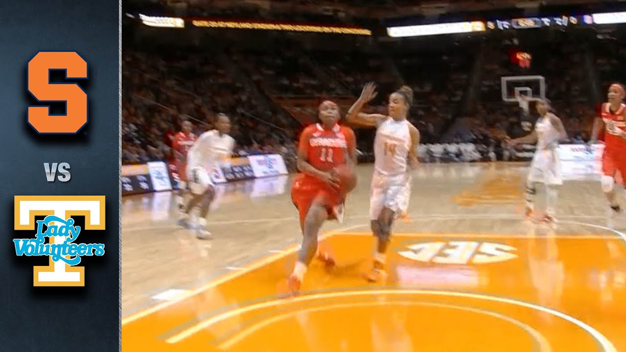 Syracuse vs. Tennessee Women's Basketball Highlights (201516) YouTube