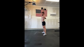 DB Single Arm Hang Clean + Press