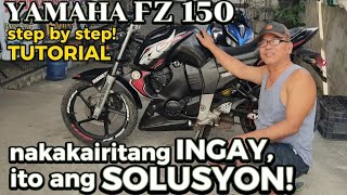 YAMAHA FZ150 ENGINE NOISE...PROBLEM SOLVED STEP BY STEP TUTORIAL.