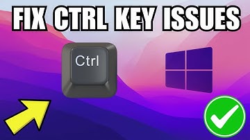 How To Fix Ctrl Key Not Working on Keyboard in Windows